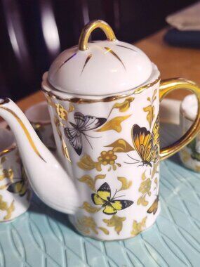 Baum Brothers Formalities Pieces Miniature Tea Set Vintage Porcelain SHIPS FREE